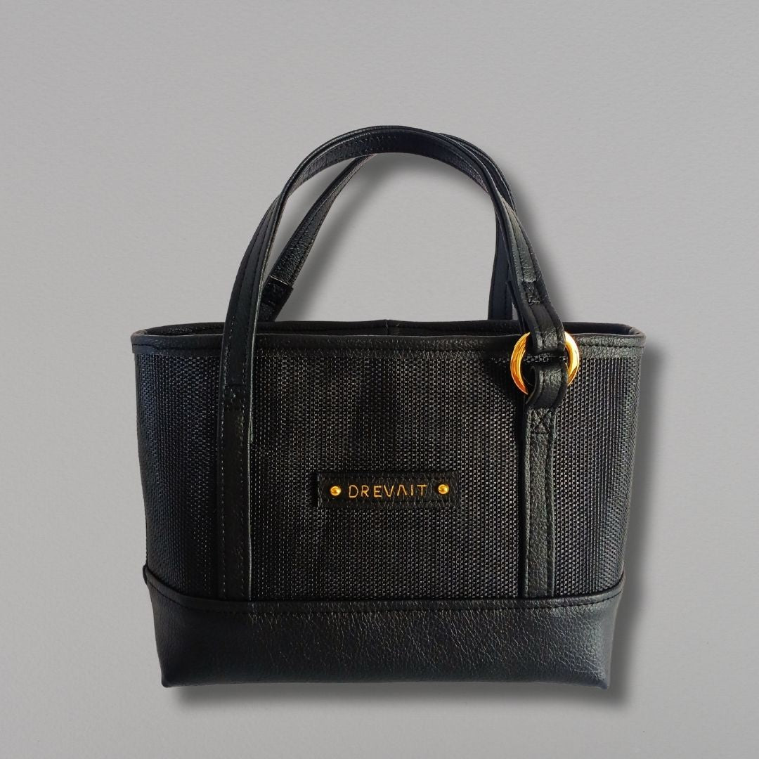 Promenade Mini Tote -Textured Black