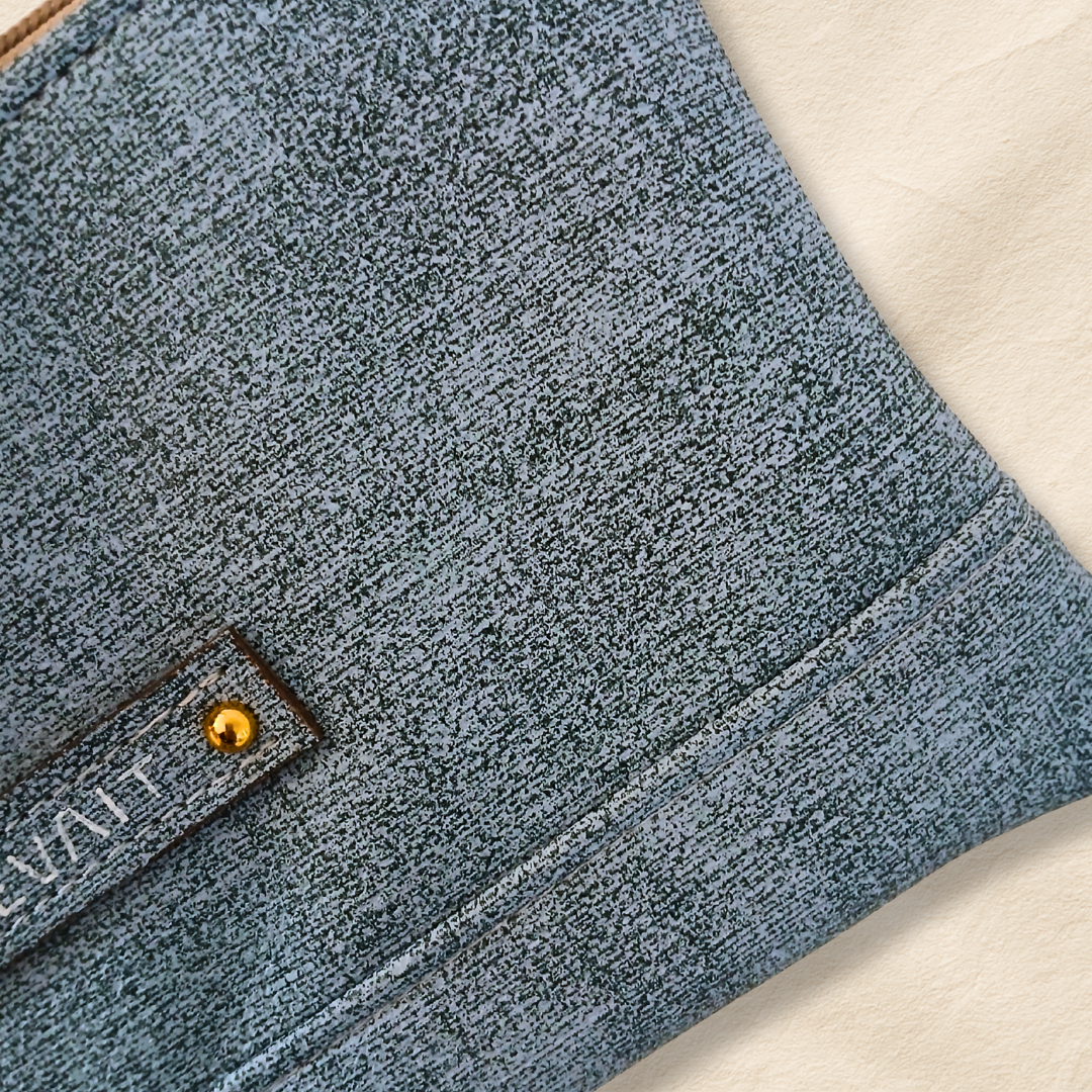 Classic Wristlet - Vintage Wash Denim - Classic Denim