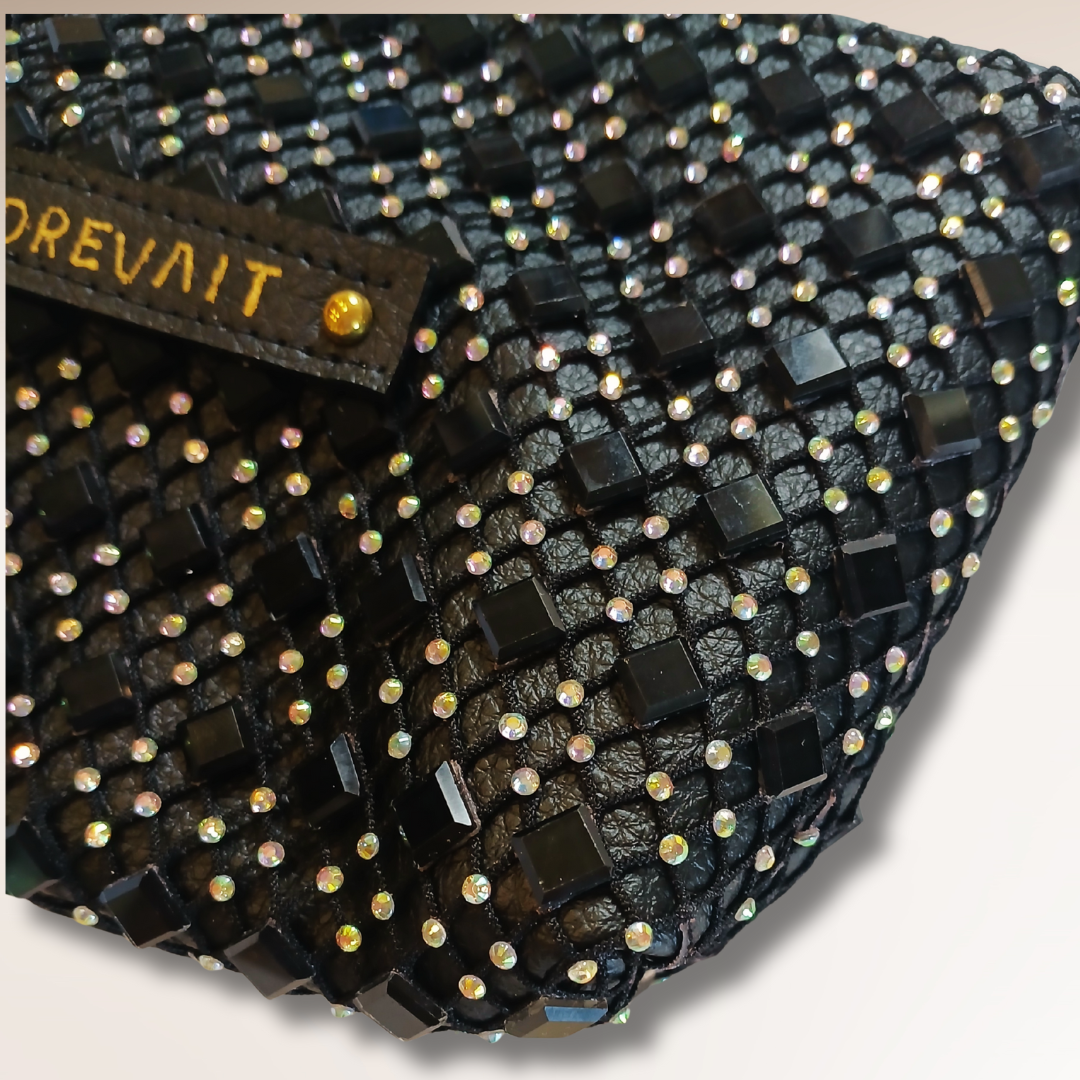 Reveller Collection - Wristlet - Black Big Gem