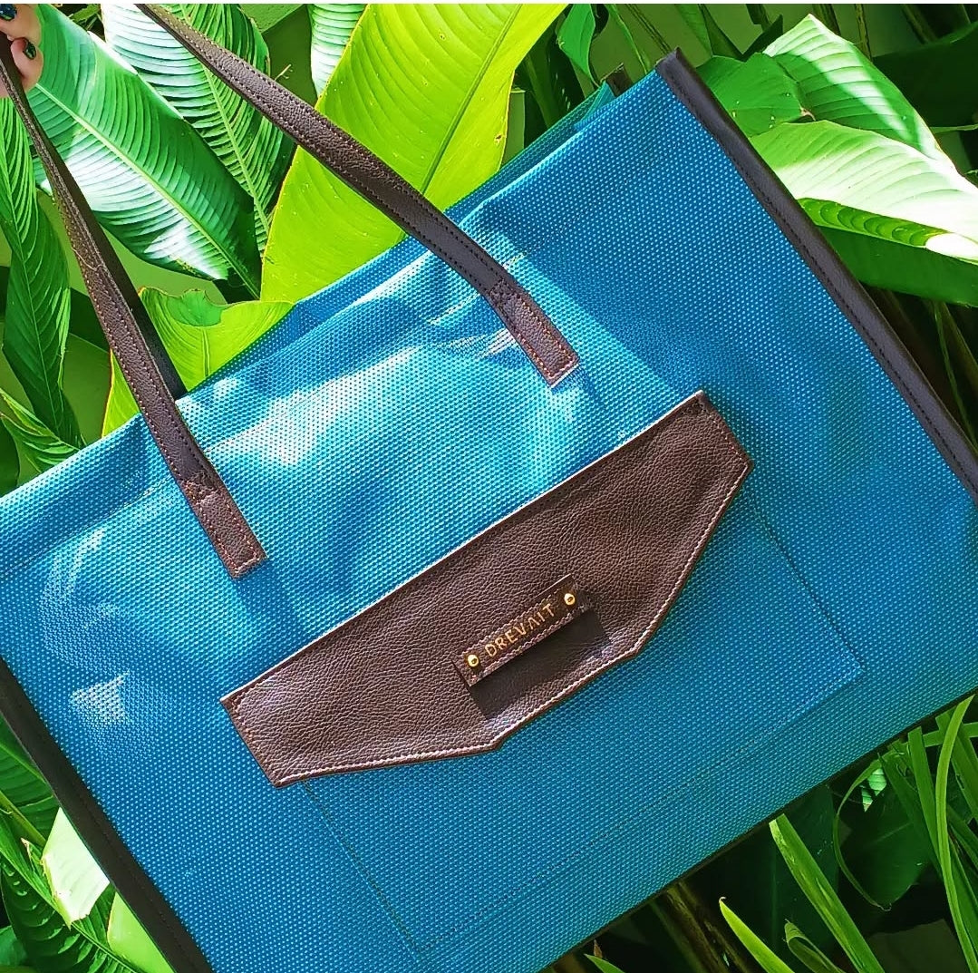 Sicily Open Beach Tote Set - Nylon Pool