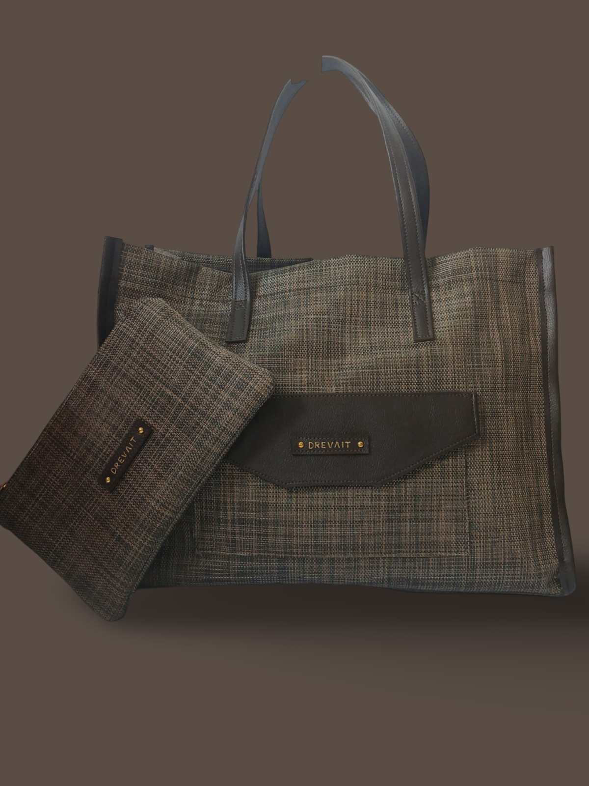 Sicily Open Beach Tote Set - Rustic Husk