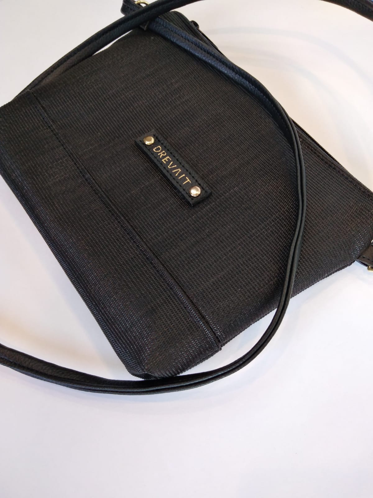 Krossie Handbag - Textured Black