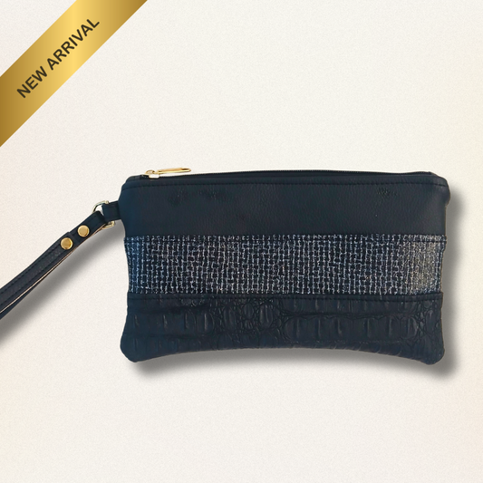 Classic Wristlet - Tri-Black