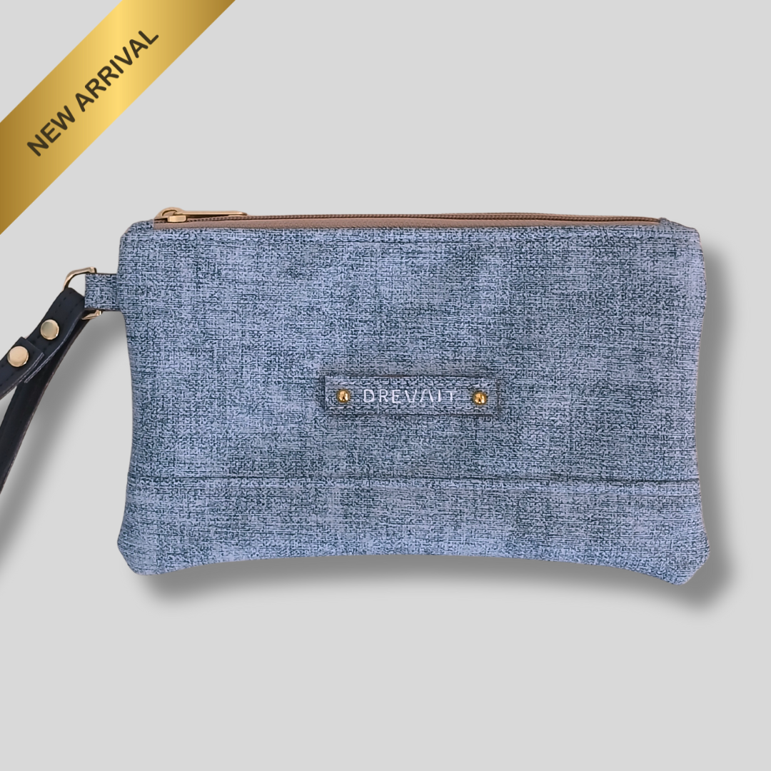 Classic Wristlet - Vintage Wash Denim - Classic Denim