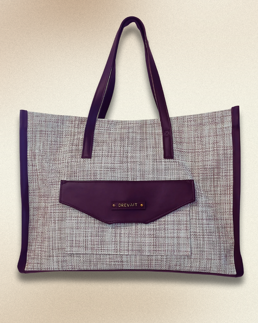Sicily Open Beach Tote Set - Velvet Biscotti