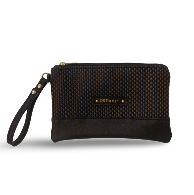 Classic Wristlet - Golden Black