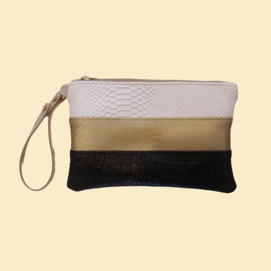 Classic Wristlet - Contrast Panel Print