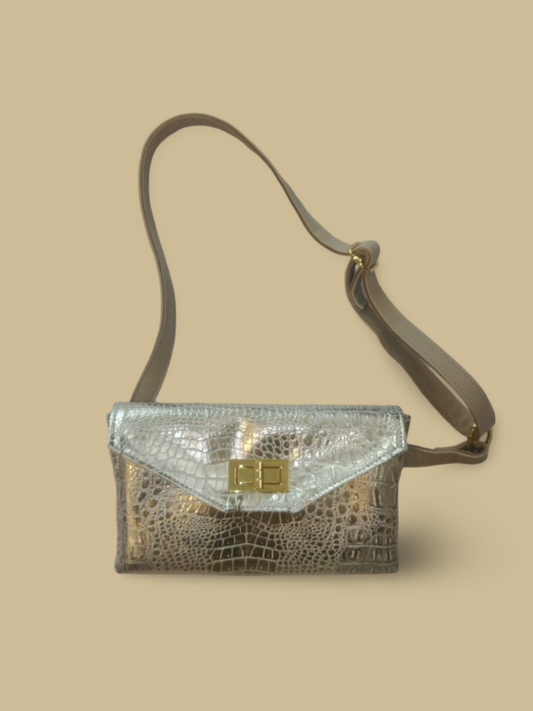 The Slinger Waist Bag - White Gold