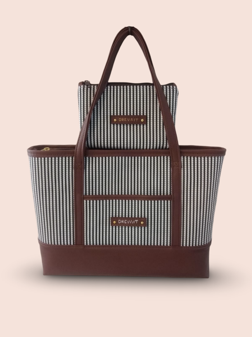 Marilyn Tote Set - South of France Cocoa