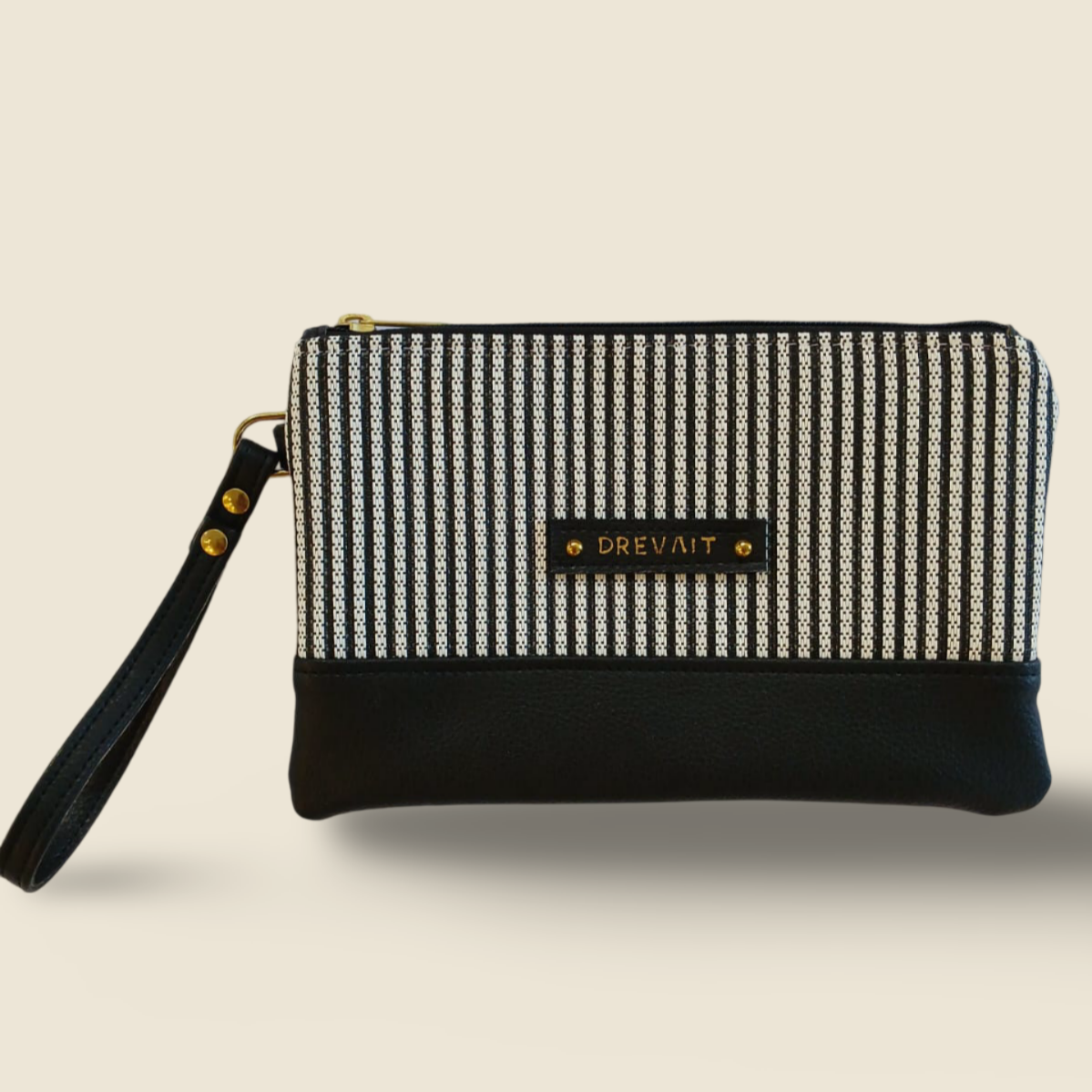 Classic Wristlet -South of France (Black)