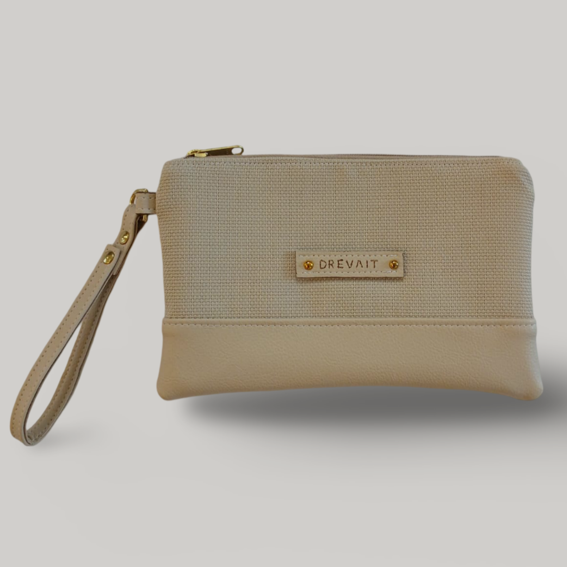 Classic Wristlet - Textured Nude