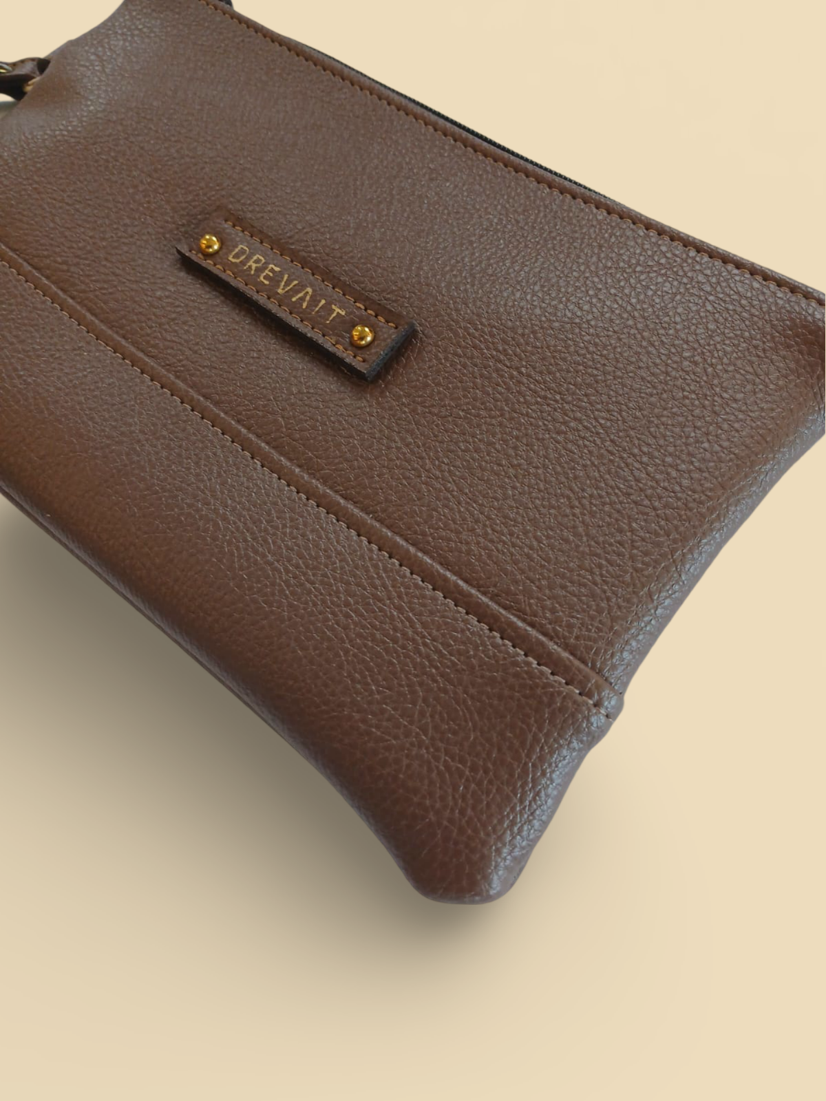 Classic Wristlet - Saddle Brown