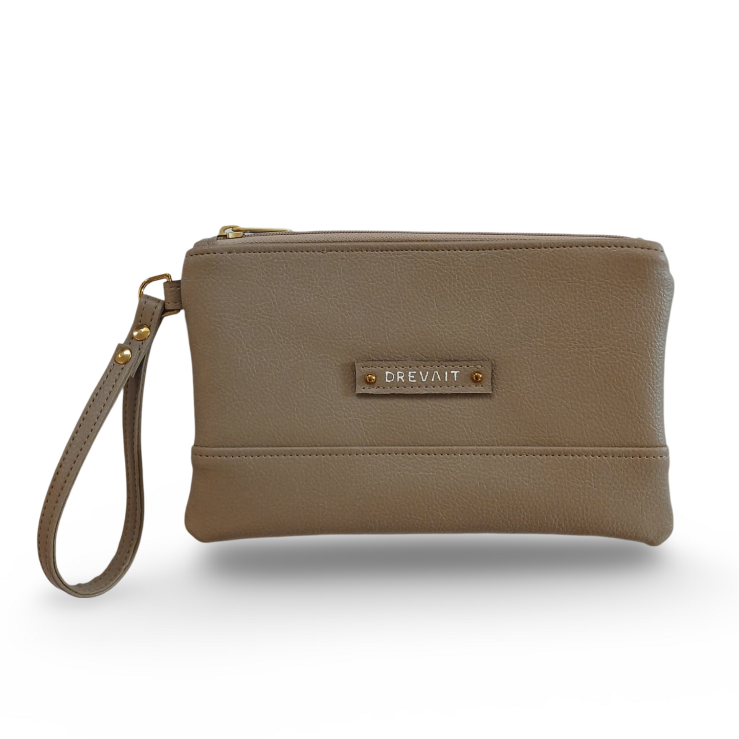 Classic Wristlet - Taupe