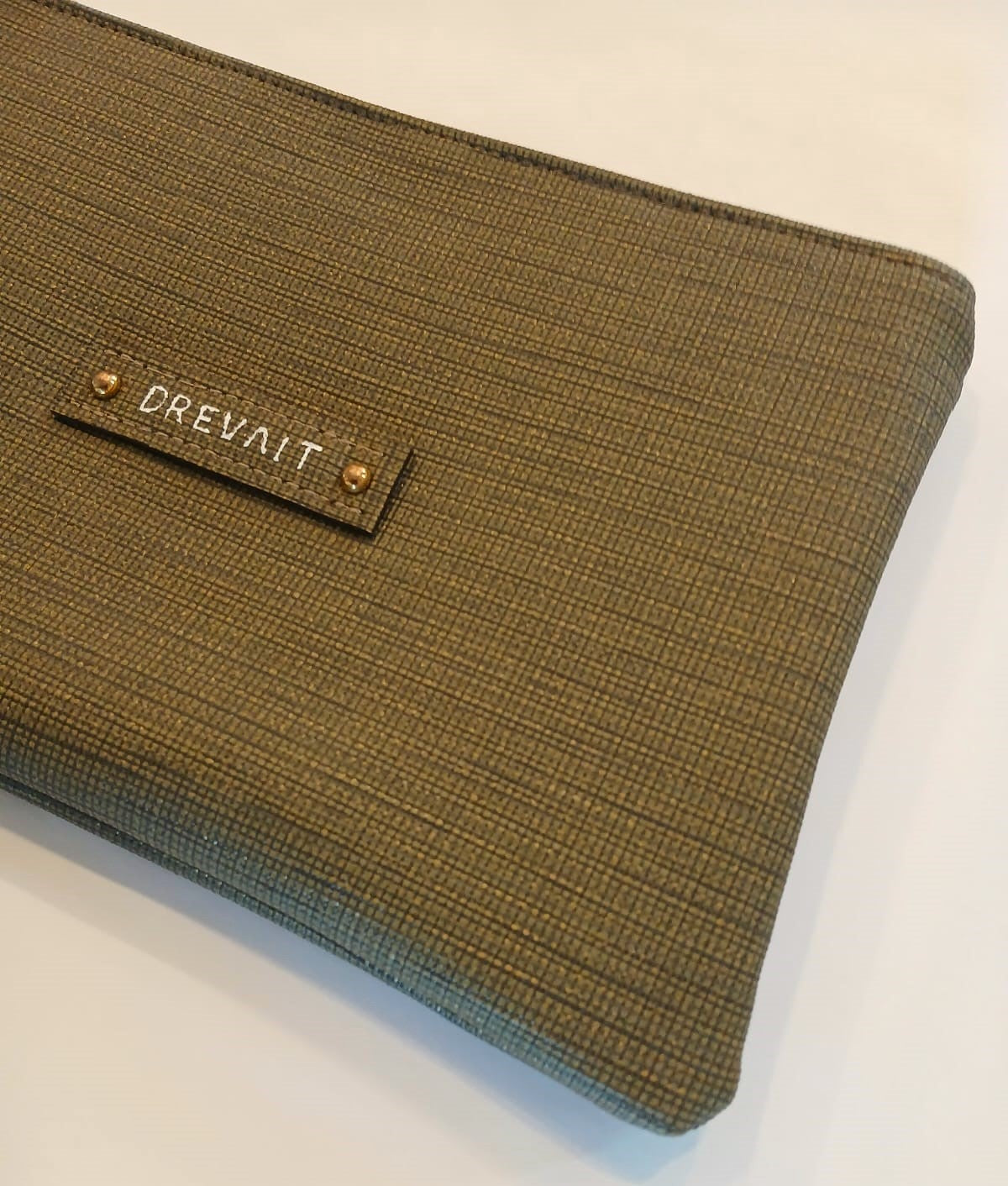 Tweed Collection Wristlet - Olive