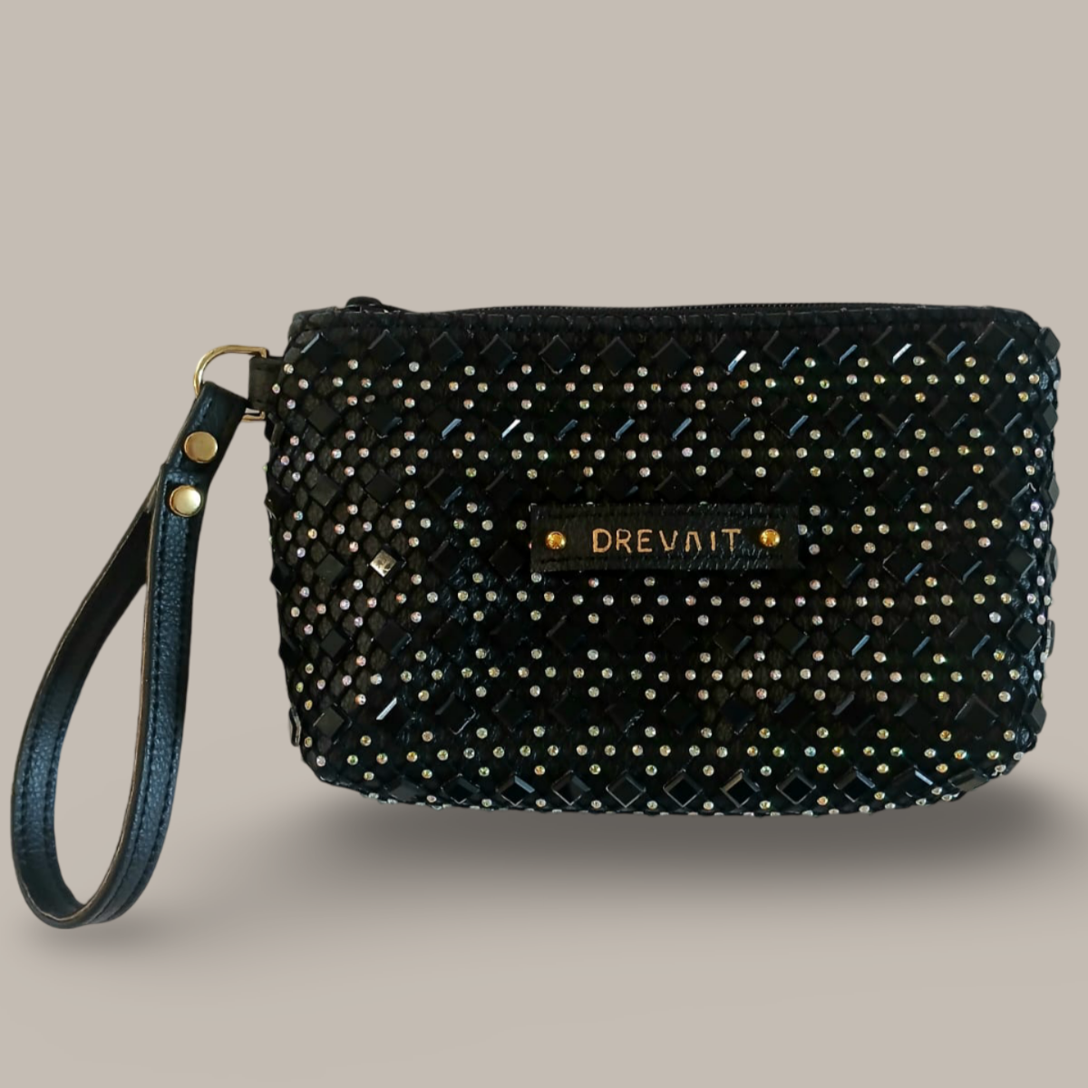 Reveller Collection - Wristlet - Black Big Gem