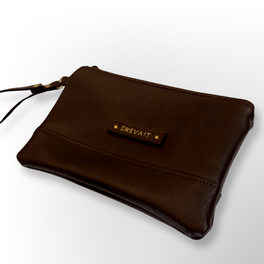 Classic Wristlet - Dark Brown