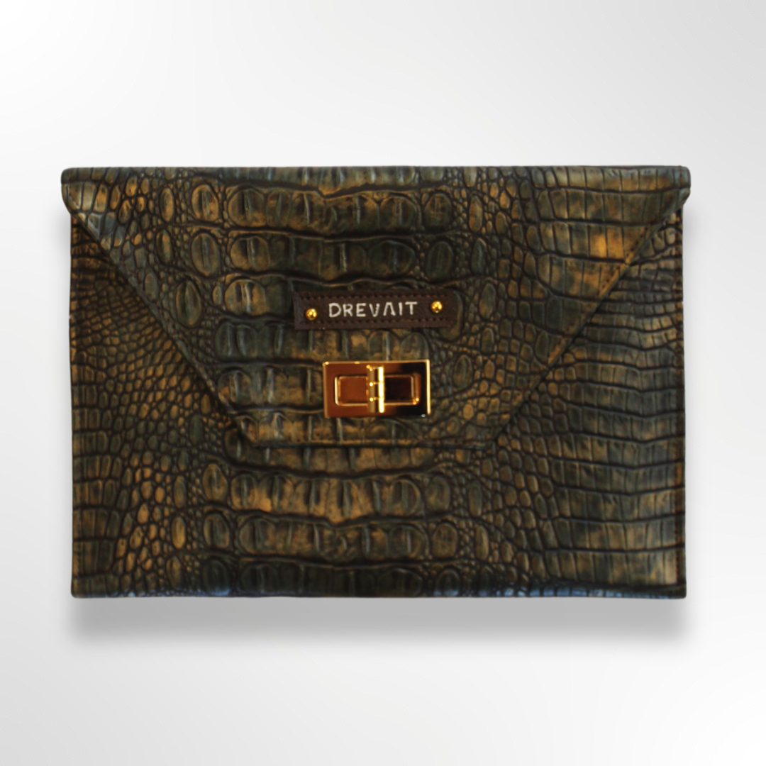 Joni Clutch - Bronzed Green