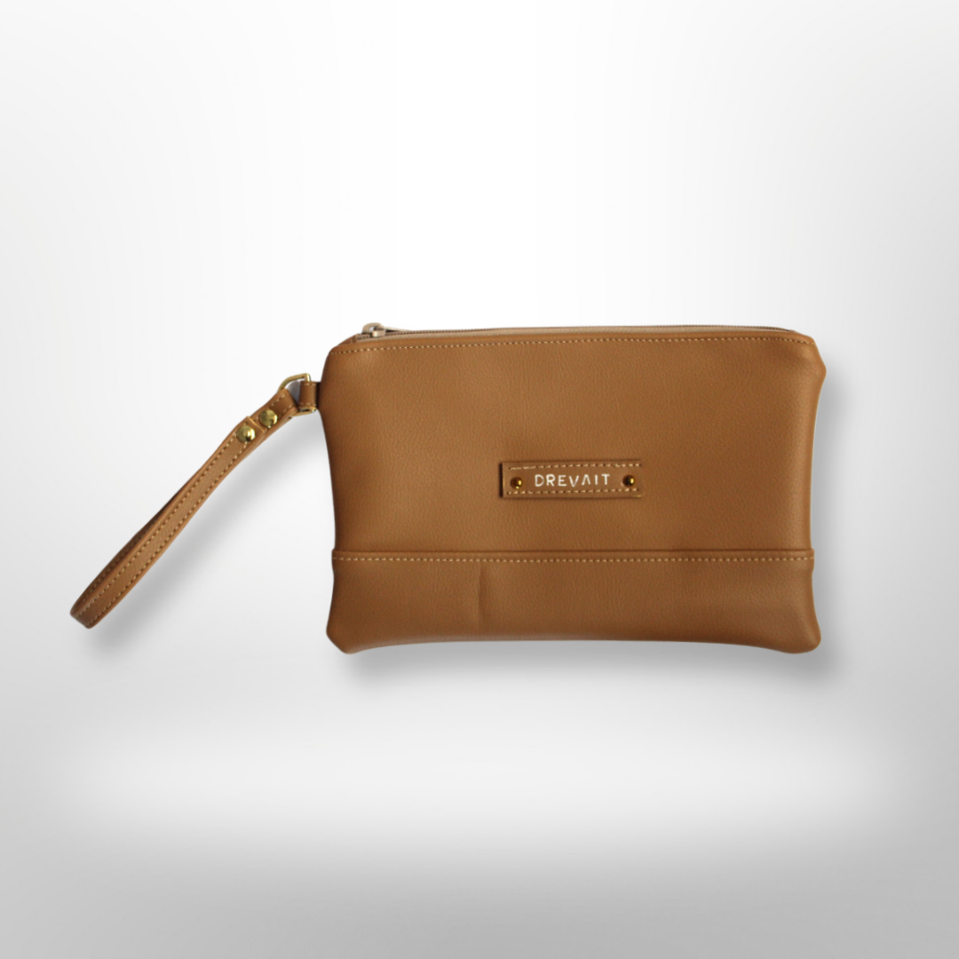 Classic Wristlet - Tan