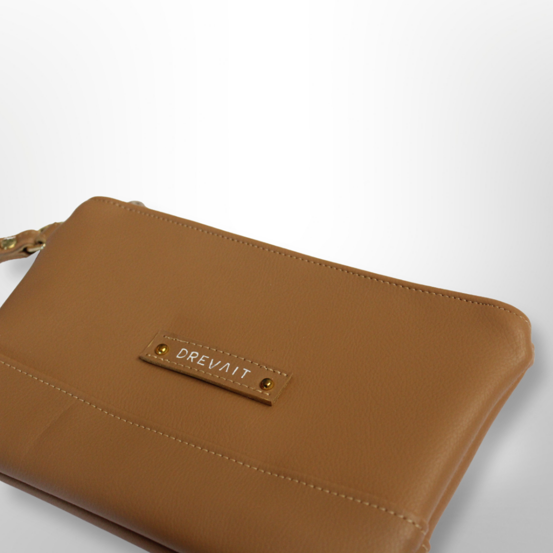 Classic Wristlet - Tan