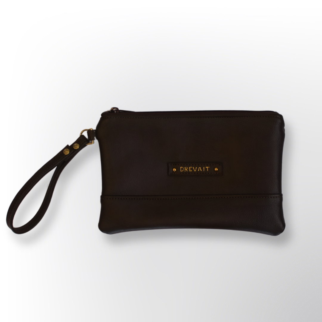 Classic Wristlet - Dark Brown